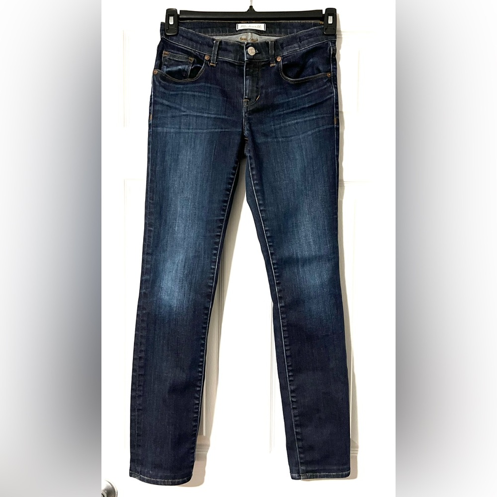 Madewell women’s jeans, Size 26, Mid-rise, dark wash, Skinny, PO 4036822